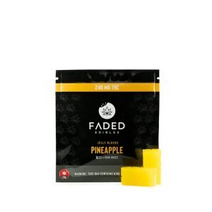 Faded Cannabis Co. Pineapple Jelly Blocks